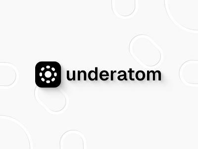 Underatom Logo branding logo