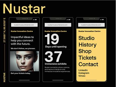 A New Star Is Born branding cool font corporate font creative direction design font design fonts graphic design mobile mobile web omnichannel typography web font website design yellow