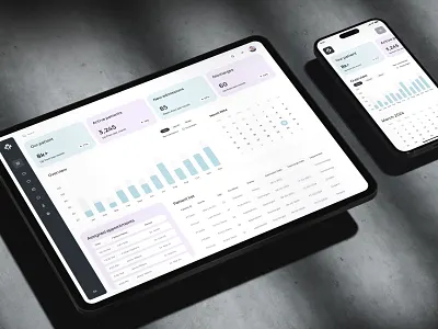 Health Monitoring Dashboard analytics branding crm dashboard graph health monitoring dashboard hospital medical dashboard medical health patient saas startup ui