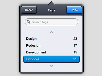 Keepin' it real in browser. app browser css3 design tags ui web