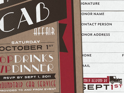 Cabby design print typography