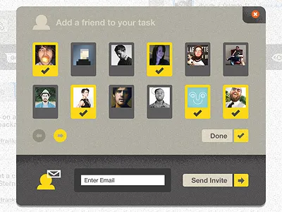 Yorco Task (Popup) ipad social tablet to do web app