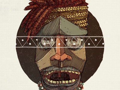 Buta Melihat art bountylist illustration tribe