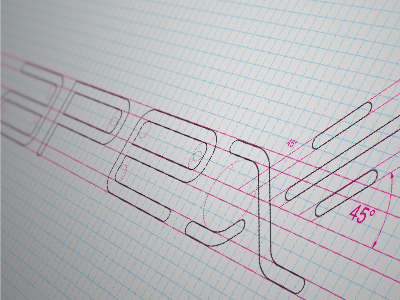 A03 construction custom logomark sattelite technology type