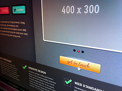 qrayg.com Redesign Progress design fireworks qrayg website