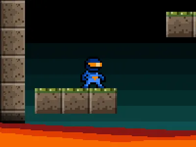 Generic Lava Platformer 5000 arcade indie lava pixel art platformer video game