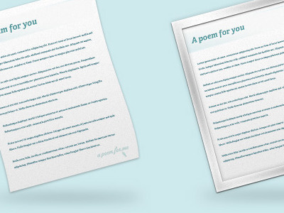 Icons for apoemfor.me icons poem poetry