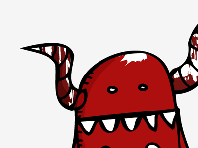 The Dribbbler drawing illo illustration monster sketch texture vector