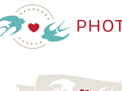 Bit Of Birds birds heart logo