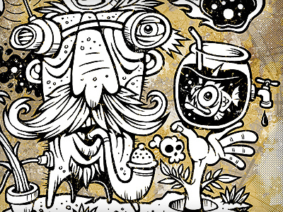 Super Doodle - Part 5 doodle drawing illustration sketches textures vonster