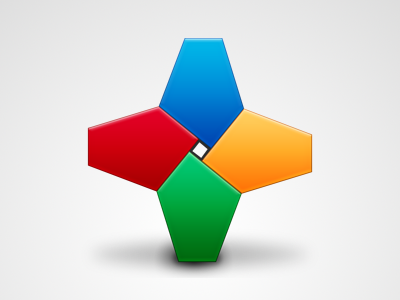 Google+ cross google icon plus