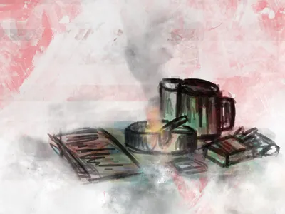 Title Page Background Illustration adobe ideas grunge illustration texture