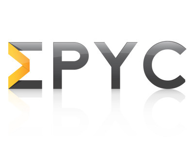 Logo Concept aptera career epic epyc gloss greek icon job placement logo shine