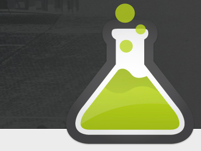 Large Beaker Icon beaker bubbles icon texture