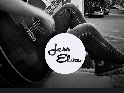 Jess Elva - Website Mockup - WIP australia musician sketch web design website work in progress