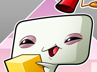 Gomez (FEZ Fanart) cartoon character fanart fez game illustration polytron