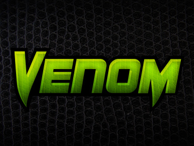 Venom - Logo baseball logo ride the snake snake texture venom