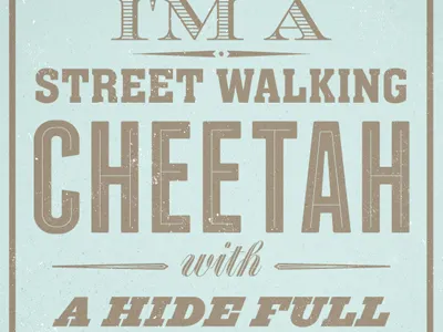 Search and Destroy iggy pop rock typography