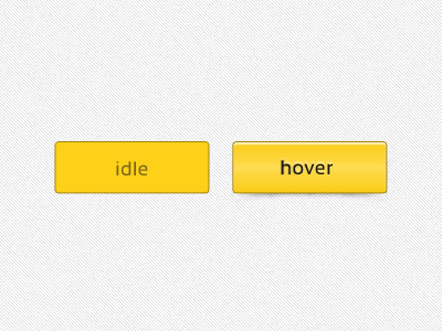 idle and hovers updated button buttons clean concept css css3 interface minimal nav navigation redesign ui web web design webdesign website wip yellow