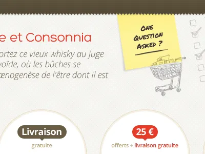 Post It ban caddie checkbox circle post it red sketch website