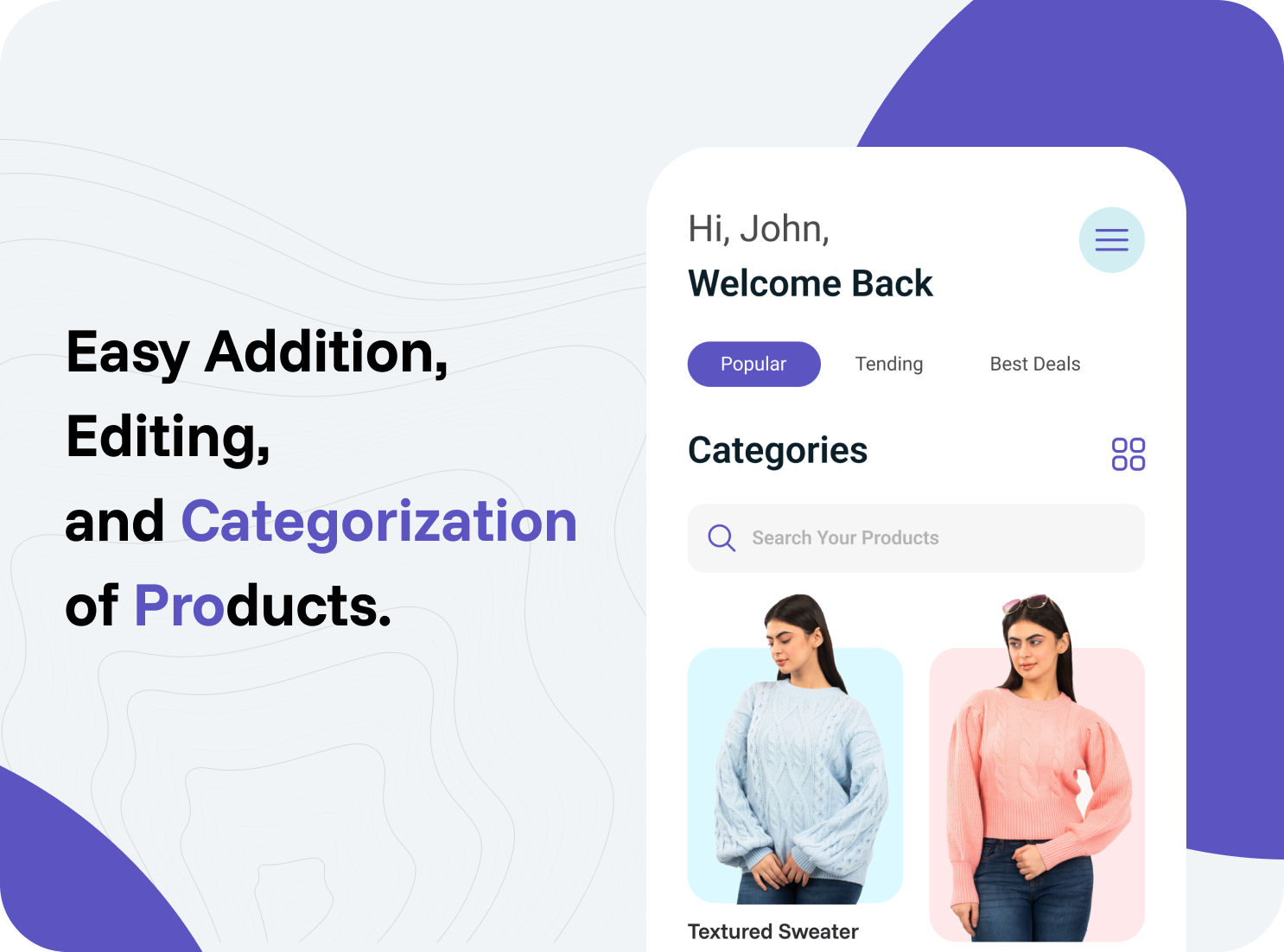 Online Casual Clothing Store - App Concept animation graphic design ui