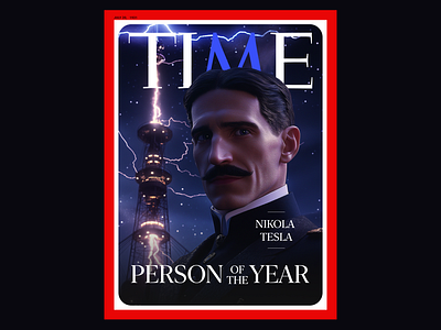 The Times - TESLA branding conceptdesign creativeconcepts designcommunity dribbbleshowcase electricdesign energyicons energyrevolution graphicdesign historicalfigures innovation logo nikolatesla personoftheyear teslatribute time timecover tributeart ui visionary