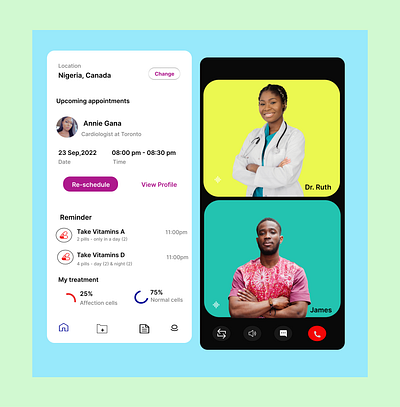 Health App design figma health app mobile app ui vector