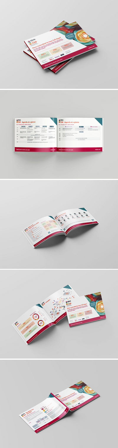 Risk Live brochure branding design graphic design illustration