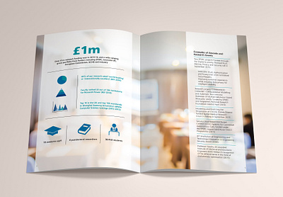 UNIVERSITY COURE PROMOTIONAL BROCHURE design graphic design typography