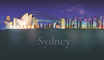 VECTOR ART – SYDNEY AND VANCOUVER design graphic design illustration marketing promotional vector