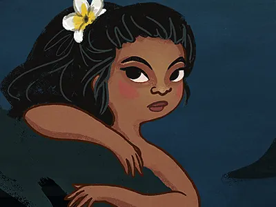 Sirena filipina illustration mermaid