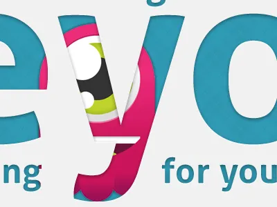 New portfolio blob folio scroller transparency typo