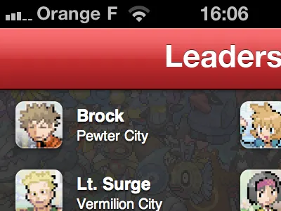 PokéCenter Leaders View 2nd Attempt app pokécenter pokémon