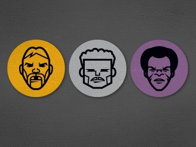 NFL Legends icons.. can you recognize them? football illustration