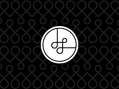 Personal logo - final :) circle clean emblem line logo minimal pattern typo