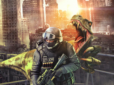 dinosaur madness illustration rocketstas