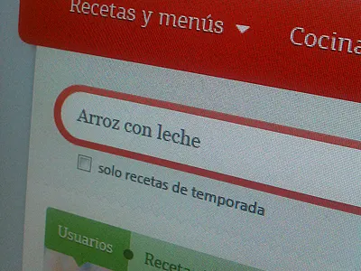 rtve gastromony (search) screen food paper texture website white