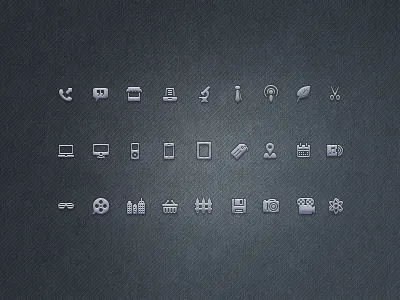 Pixicon Part 7 i icon mini one part 7 pixel pixicon white