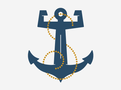 Ship Shape logo anchor blue gold logo projekt projekt inc. rope sean costik ship shape ship shape health fitness