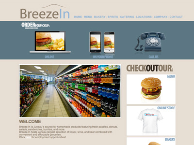 Breeze In website