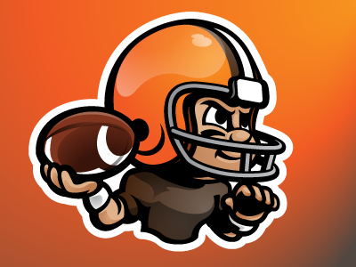 Football Fanatic Update cartoon character fanatic football mascot