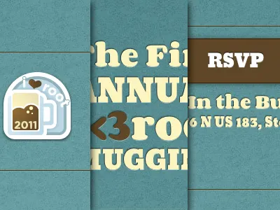 i<3root Mugging blue brown event root beer rsvp