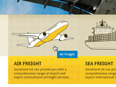 Fly with us design freight illustration plane