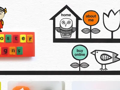 Jane Foster colorful design green identity illustration navigation orange red texture typography web website yellow