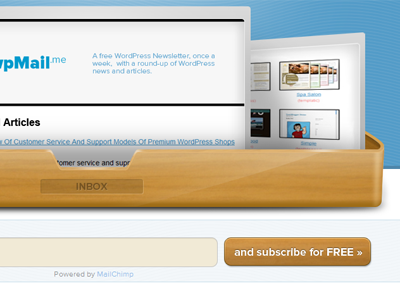 Wpmail blue inbox wordpress