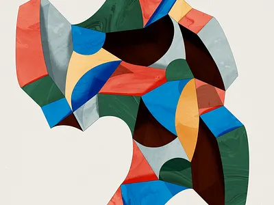 The Shifting Shape 3d artwork design graphic design illustration