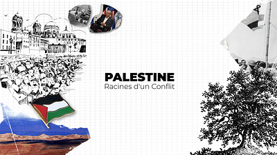 Motion Design extrait ( Racine d'un conflit Palestine )