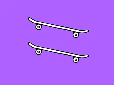 Weekly Illos - Week 02 animation color scheme frame by frame illustration illustrator motion motion design skateboarding vector