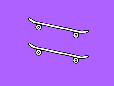 Weekly Illos - Week 02 animation color scheme frame by frame illustration illustrator motion motion design skateboarding vector