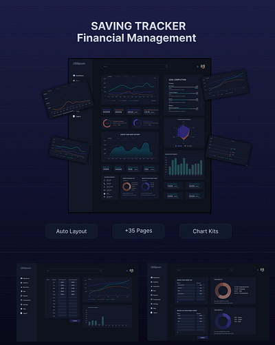 Saving Tracker Dashboard ui